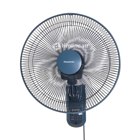 Quạt treo tường Panasonic F-409MB, điều khiển từ xa, Màu Xanh