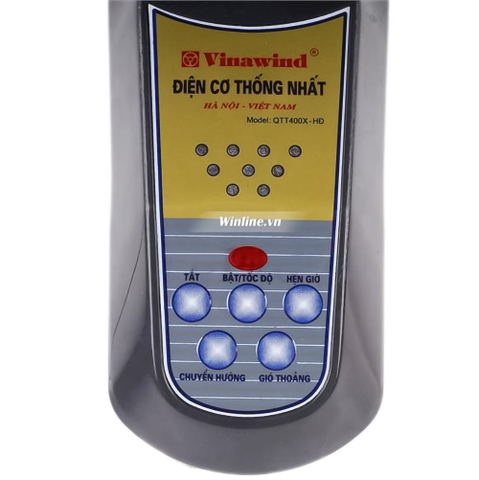 Quạt treo tường Vinawind QTT-400X-HĐ, điều khiển từ xa