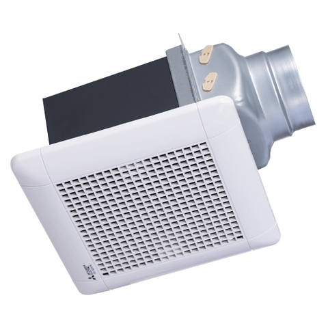 Quạt hút âm trần Mitsubishi VD-15ZP4T6/T7, Mặt kim loại, 330x330, 10-12m2