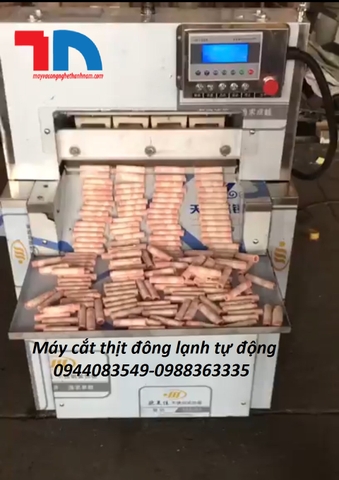 Máy thái thịt đông lạnh công nghiệp 