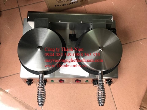 Máy làm vỏ kem ốc quế đôi
