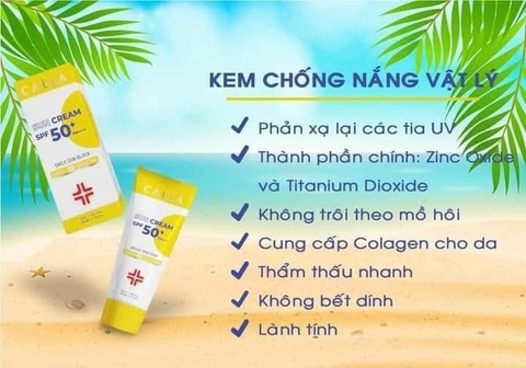 Kem chống nắng vật lý Calla