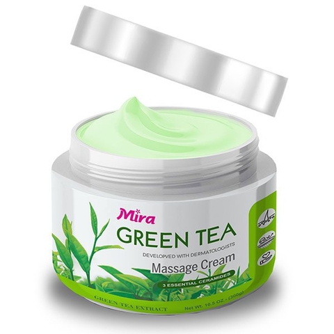 Kem Massage Mira Green Tea Massage Cream Trà Xanh 300g