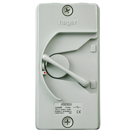 Model JG220U - Cầu dao cách ly Hager (isolator)