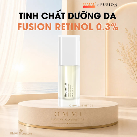 FUSION MESO - RETINOL 0.3% – Tinh chất hỗ trợ cải thiện da dầu Mụn & các dấu hiệu lão hóa (30ml)