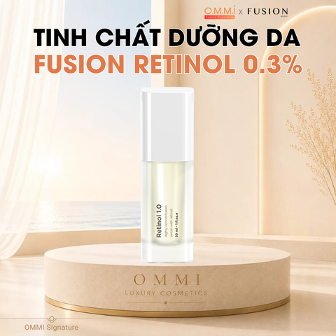 FUSION MESO - RETINOL 0.3% – Tinh chất hỗ trợ cải thiện da dầu Mụn & các dấu hiệu lão hóa (30ml)