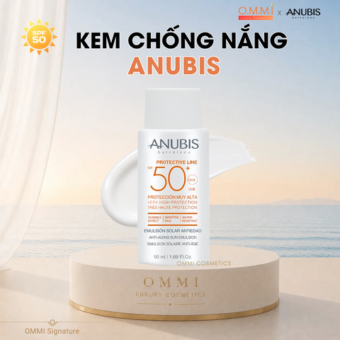 Kem chống nắng ANUBIS – Anti Aging Sun Emulsion SPF50+ UVA/UVB/IR/HEVs (50ml) - Tây Ban Nha