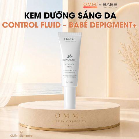 BABÉ – DEPIGMENT+ CONTROL FLUID – Kem dưỡng sáng da, hỗ trợ làm mờ sự xuất hiện của đốm nâu và đều màu da (40ml)