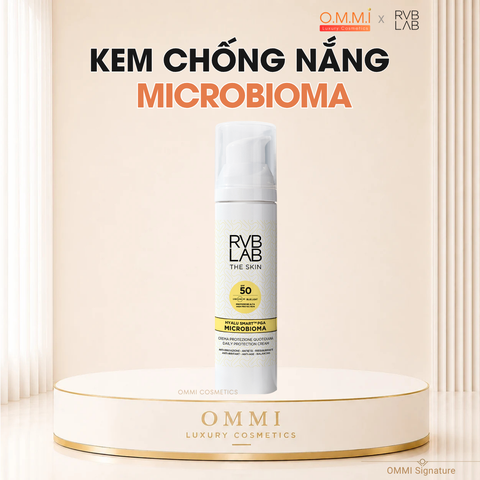 RVB LAB – MICROBIOMA - Kem chống nắng dưỡng ngày SPF50 hỗ trợ cân bằng hệ vi sinh da (50ml)