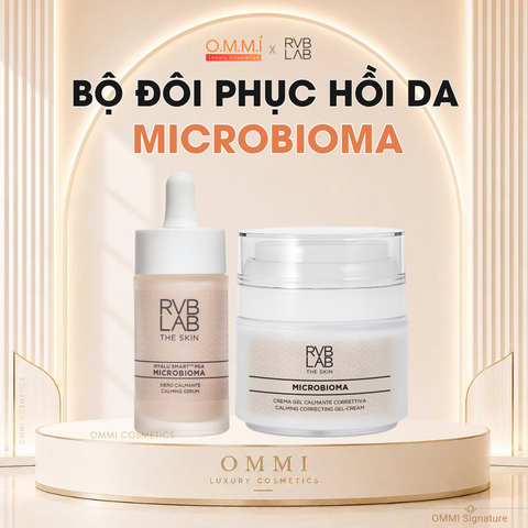 [Combo] RVB LAB – MICROBIOMA – Bộ đôi cân bằng hệ vi sinh & hỗ trợ phục hồi da nhạy cảm (Calming Serum & Calming Gel-Cream)