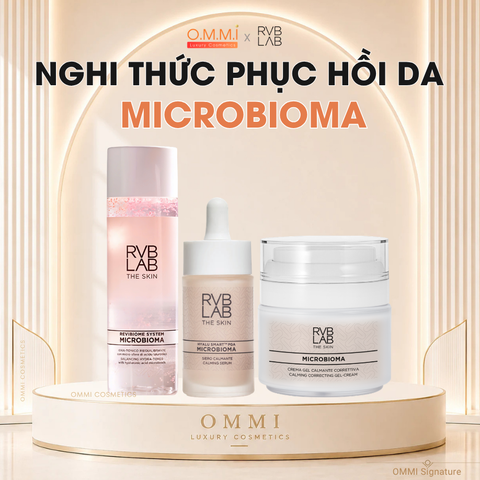[Combo] RVB LAB – MICROBIOMA cân bằng hệ vi sinh & hỗ trợ phục hồi da nhạy cảm (Toner, Calming Serum & Calming Gel-Cream)