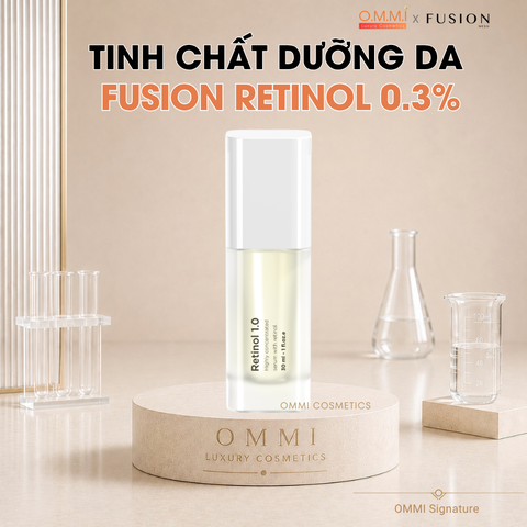 FUSION MESO - RETINOL 0.3% – Tinh chất hỗ trợ cải thiện da dầu Mụn & các dấu hiệu lão hóa (30ml)
