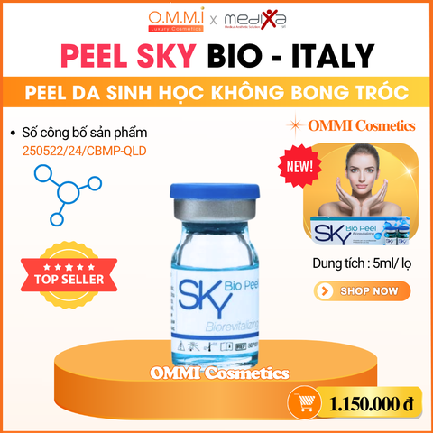 Peel SKY Bio (Italy) – Peel sinh học hỗ trợ tái tạo & làm mới bề mặt da (1 lọ x 5ml)