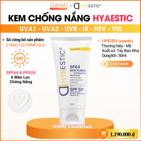 HYAESTIC - Kem chống nắng HYAESTIC SF64 - Sun And Pollution Protector SPF50+ (50ml)