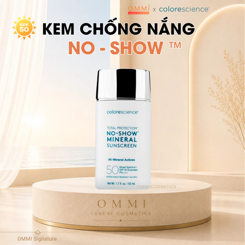 Colorescience – Kem chống nắng vật lý không màu NO-SHOW™ (SPF50 PA++++ 50ml)