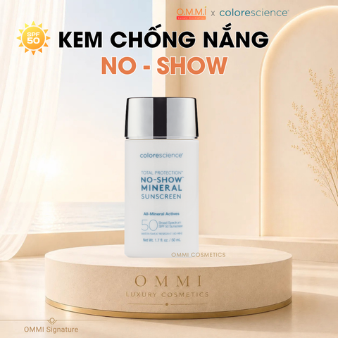 Colorescience – Kem chống nắng vật lý không màu NO-SHOW (SPF50 PA++++ 50ml)