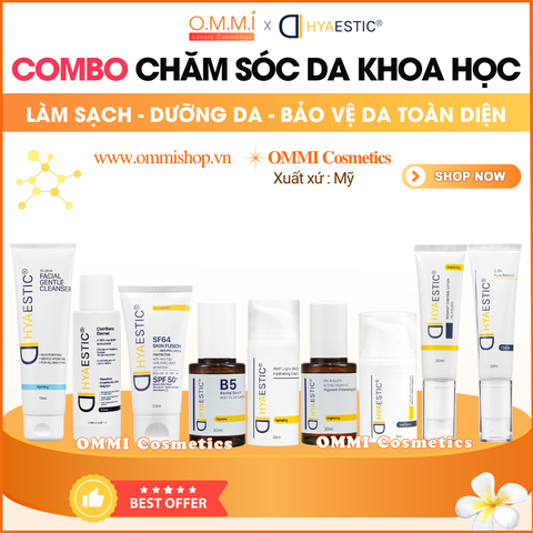 [COMBO] HYAESTIC - Bộ chăm sóc da khoa học tại nhà cùng HYAESTIC (Mỹ)