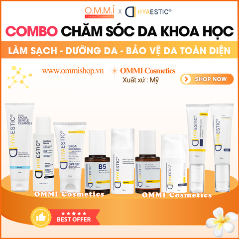[COMBO] HYAESTIC - Bộ chăm sóc da khoa học tại nhà cùng HYAESTIC (Mỹ)