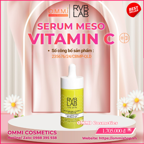 RVB LAB HYALU C+ (ITALY) - Serum hỗ trợ làm sáng da & cải thiện dấu hiệu lão hóa (30ml)