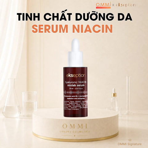 EKSEPTION – Serum NIACIN - Tinh chất dưỡng ẩm, kiểm soát dầu, mờ thâm, hỗ trợ giảm mụn & cải thiện nếp nhăn (75ml)