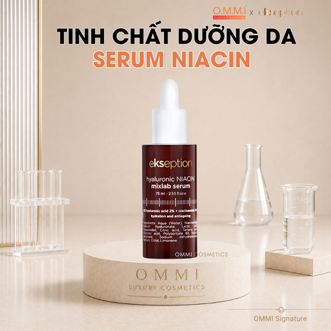 EKSEPTION - Serum NIACIN - Tinh chất dưỡng ẩm, kiểm soát dầu, mờ thâm, hỗ trợ giảm mụn & cải thiện nếp nhăn (75ml)