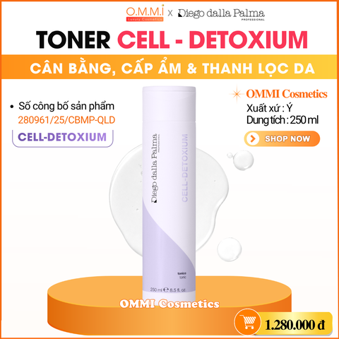 Diego Dalla Palma – CELL DETOXIUM Tonic – Toner cân bằng, cấp ẩm & hỗ trợ thanh lọc da (250ml)