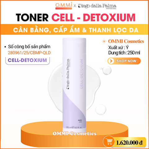 Diego Dalla Palma – CELL DETOXIUM Tonic – Toner cân bằng, cấp ẩm & hỗ trợ thanh lọc da (250ml)