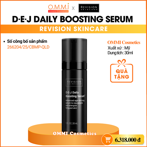 REVISION - D·E·J DAILY BOOSTING SERUM - Serum trẻ hóa và kích hoạt năng lượng tế bào (30ml)