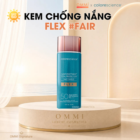 Colorescience – Kem chống nắng vật lý có màu FLEX #Fair (SPF50 PA++++ 55ml)