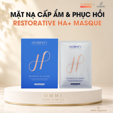 HYDRINITY – Restorative HA+ Masque – Mặt nạ dưỡng ẩm & hỗ trợ phục hồi da (1 miếng / 30 ml)