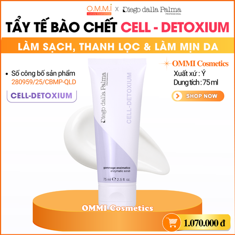 Diego Dalla Palma - Tẩy tế bào chết Enzyme Cell-Detoxium dịu nhẹ cho mọi loại da (75ml)
