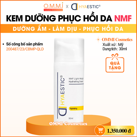 HYAESTIC - Kem dưỡng ẩm, phục hồi da NMF Hydrating Cream (30ml)
