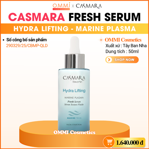 CASMARA – Hydra Lifting Marine Plasma Fresh Serum - Tinh chất cấp ẩm & hỗ trợ săn chắc da (50ml)