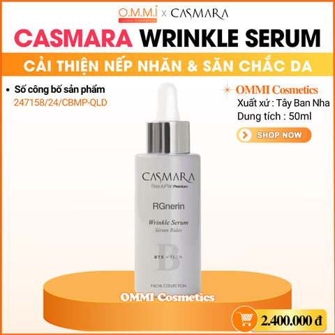 CASMARA – Rgnerin Wrinkle Serum - Tinh chất hỗ trợ cải thiện nếp nhăn (50ml)