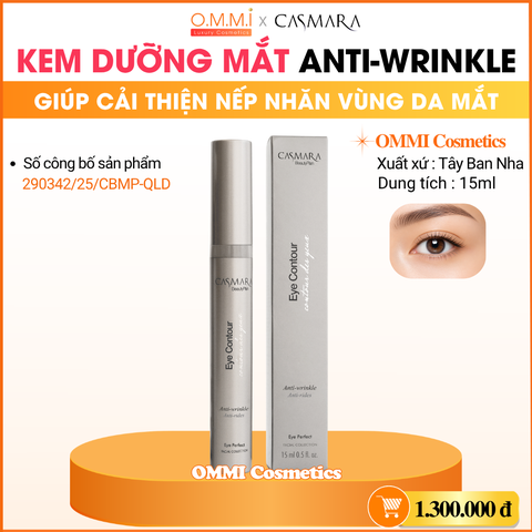 CASMARA – Eye Contour Anti-Wrinkle - Kem dưỡng mắt hỗ trợ cải thiện nếp nhăn (15ml)