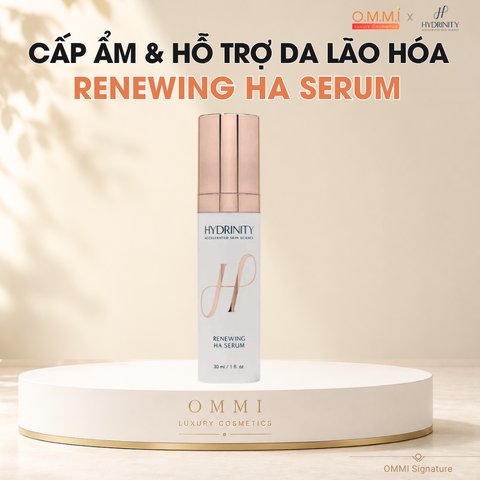 HYDRINITY – Renewing HA Serum – Serum HA cấp ẩm & hỗ trợ chăm sóc da lão hóa (30 ml)
