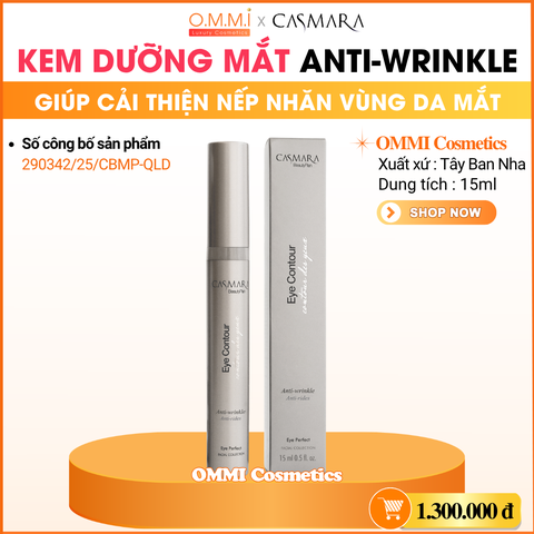 CASMARA – Eye Contour Anti-Wrinkle - Kem dưỡng mắt hỗ trợ cải thiện nếp nhăn (15ml)