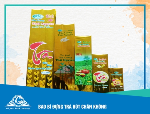 Bao bì đựng trà hút chân không