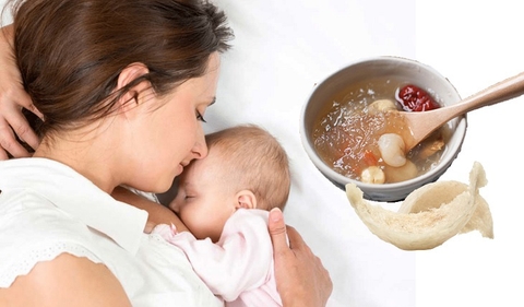 Công dụng yến sào chưng sẵn collagen đối với phụ nữ sau sinh