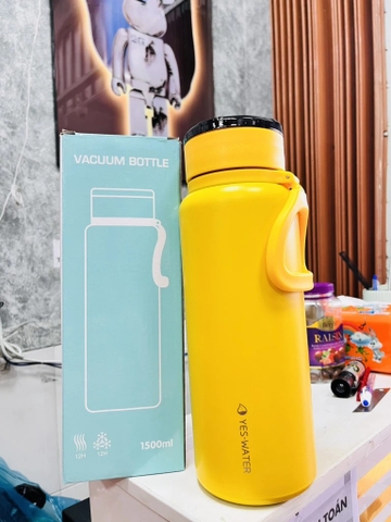 Bình Giữ Nhiệt Nhám Nhiều Màu Yes Water 1500ml (Thùng 40)