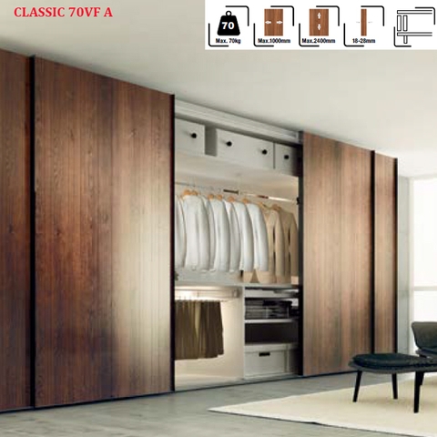 PHỤ KIỆN CỬA TRƯỢT TỦ HAFELE 70VF 402.35.008