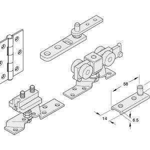 CỬA TRƯỢT XẾP HAFELE MULTIF 30A