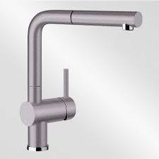 VÒI BẾP BLANCOLINUS-S MÀU XÁM KIM LOẠI