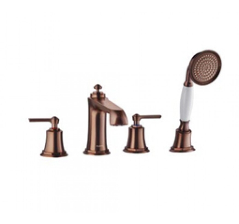 BỘ TRỘN BỒN TẮM 4-LỖ KYOTO MÀU ĐỒNG 589.35.034