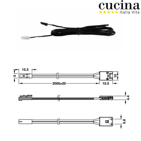 DÂY DẪN CHO ĐÈN LED DÂY CUCINA STELLA 833.01.403