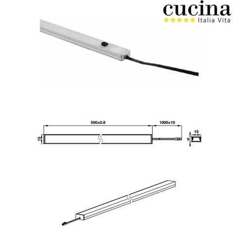 THANH ĐÈN LED CUCINA STELLA 833.01.406