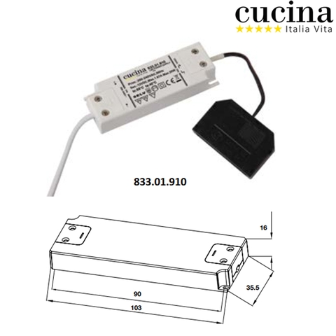 NGUỒN ĐÈN LED CUCINA STELLA 833.01.910 12V 20W