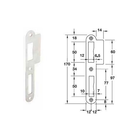 BAS CHO THÂN KHÓA ĐỨC HAFELE 911.39.825