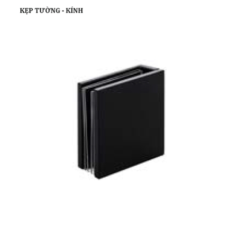 KẸP TƯỜNG KÍNH HAFELE MÀU ĐEN 981.00.563