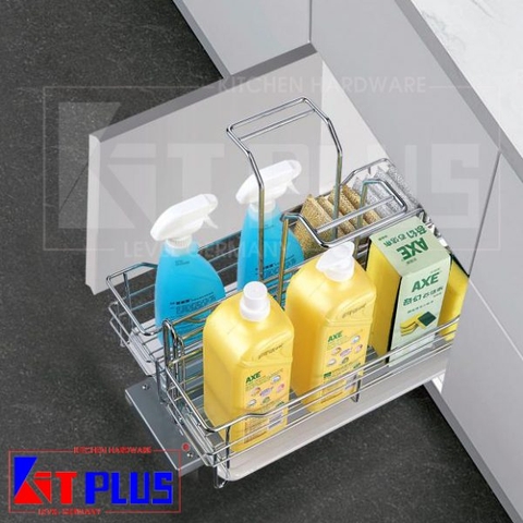 GIÁ ĐỂ CHAI LỌ CHẤT TẨY RỬA INOX NAN DIO35